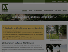 Tablet Screenshot of muehlenweg-am-wiehengebirge.de